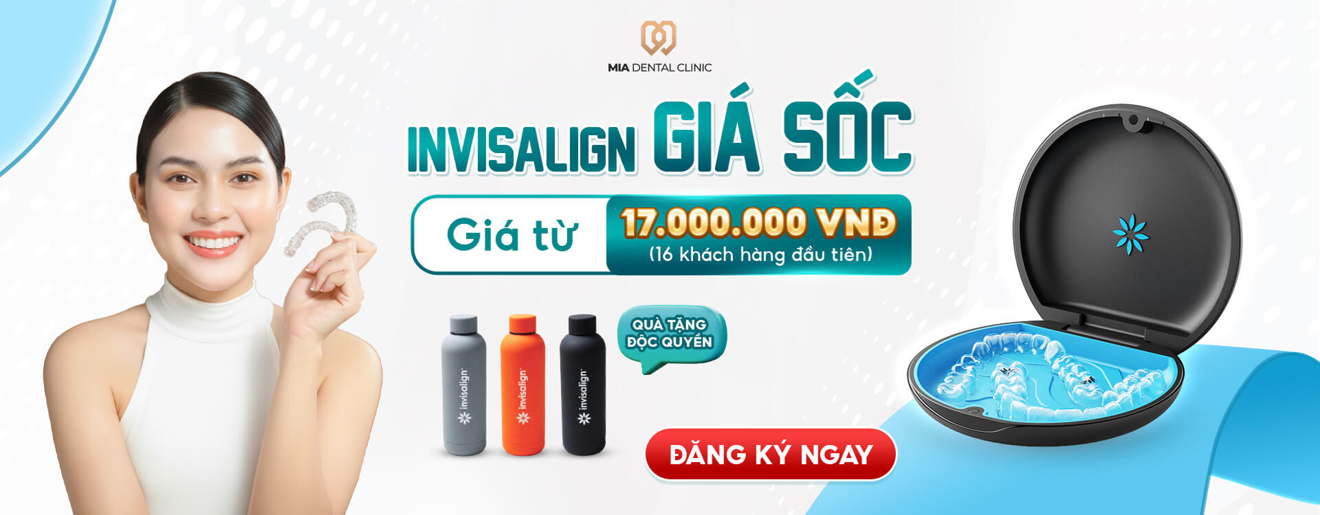 Nha khoa MIA Dental Clinic - khuyến mại invisalign giá sốc
